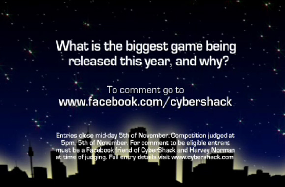 CyberShack and Harvey Norman Facebook Competition