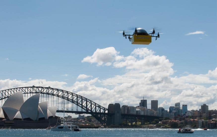 Australian-designed drones to start commercial deliveries by the end of the...