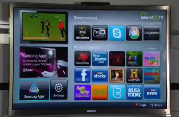 Samsung 3DTV with Apps