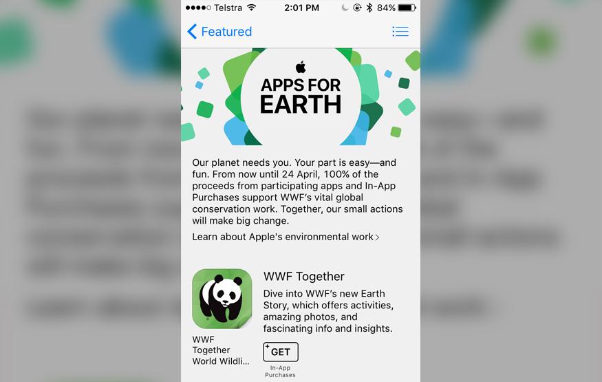 Buy an app, help save the planet