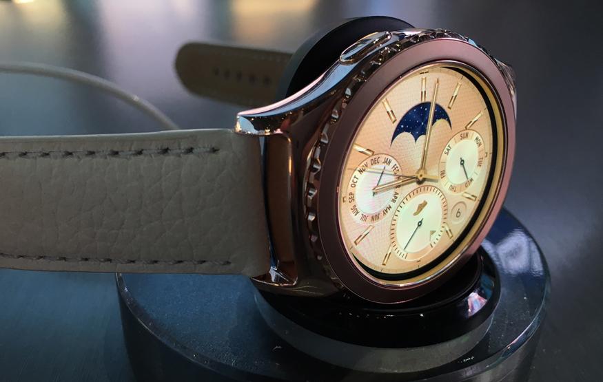 Samsung’s 18 karat rose gold Gear S2 will be much cheaper than a rose...