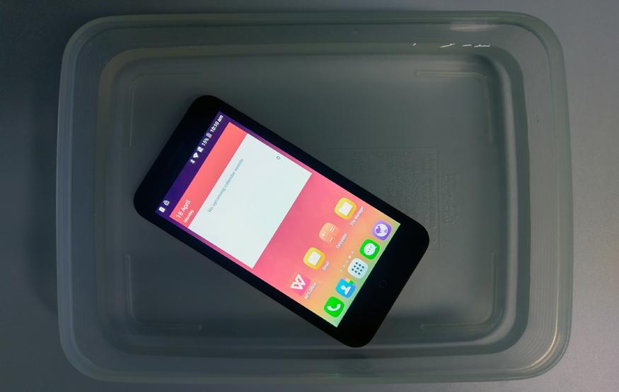 Alcatel’s latest smartphone is waterproof, dustproof, shockproof, and...