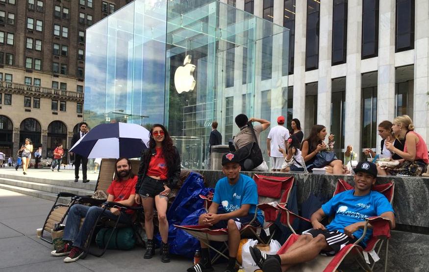 People are already lining up for the next iPhone