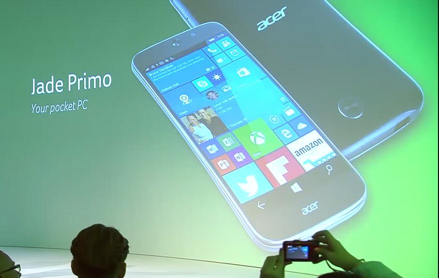 Acer’s Jade Primo is a Windows 10 smartphone built for Continuum