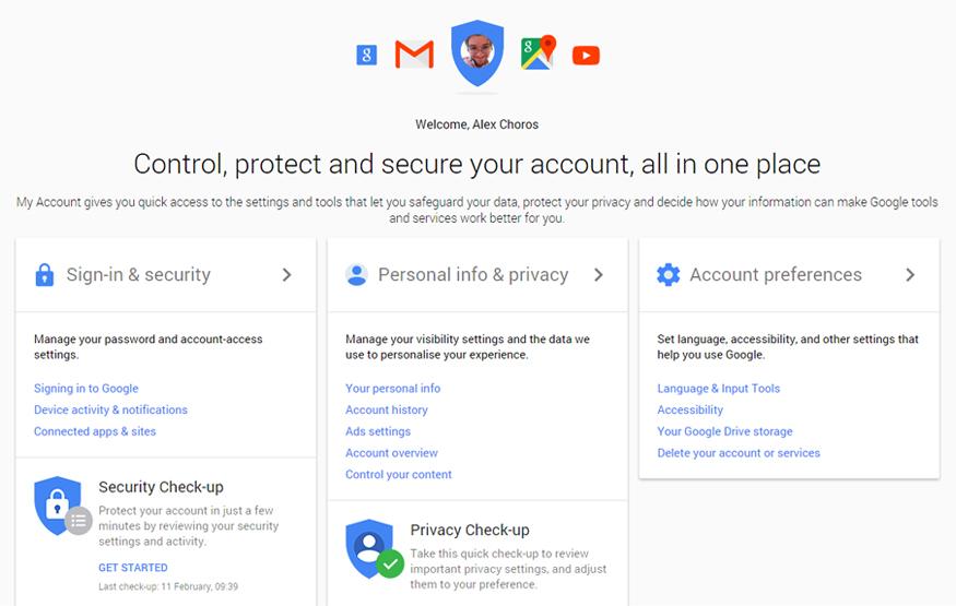 Google launches My Account security hub to ease privacy fears