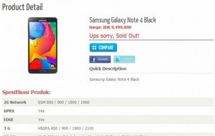 Samsung Galaxy Note 4 specs leak out – Wow!