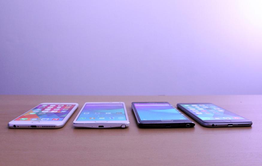 Phablet Face Off: iPhone 6 Plus vs Galaxy Note 4 vs Galaxy Note Edge