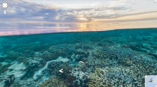 Google Maps goes diving in the Great Barrier Reef