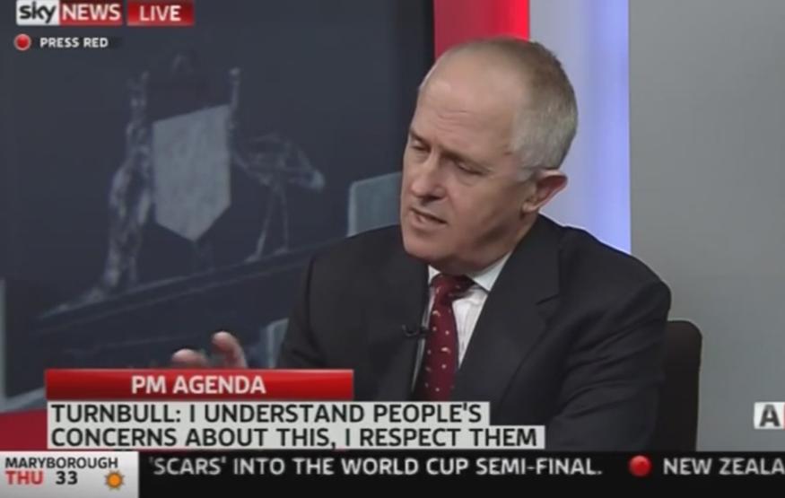 Malcom Turnbull tells Australians how to circumvent data retention