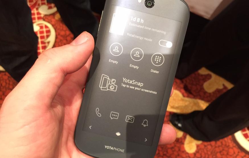 CES 2015 Hands On: YotaPhone 2 – The phone with two screens