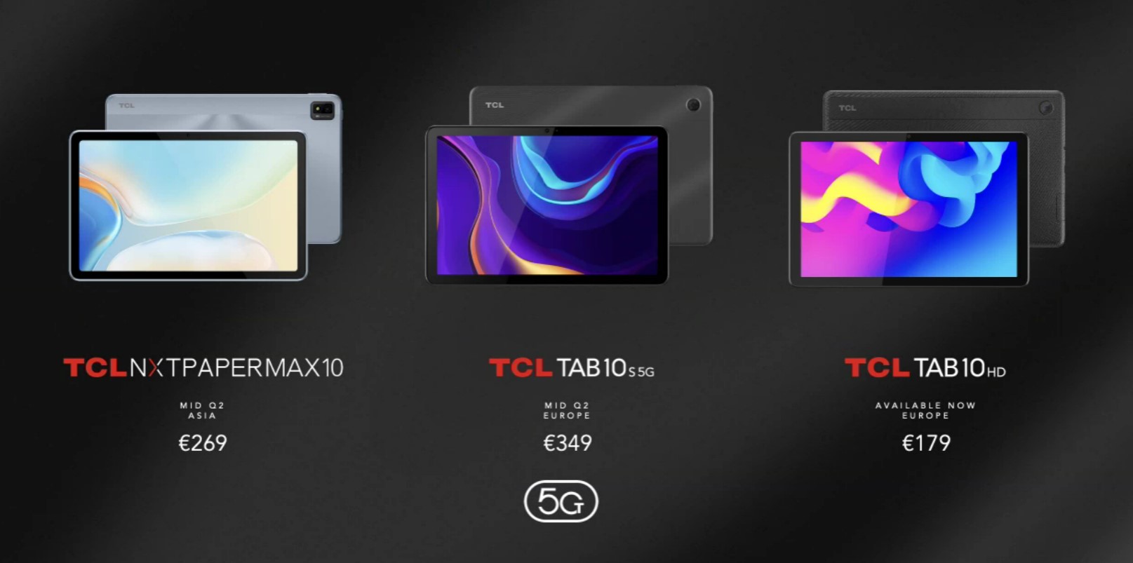 TCL 2022 phone, tablet, and Wi-Fi rang