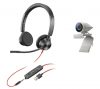 Poly Studio P5 webcam and Blackwire 3325 headset kit