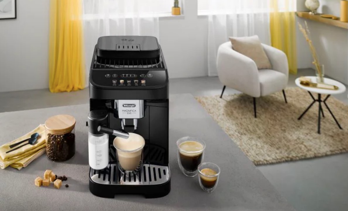 DeLonghi Magnifica Evo Fully Automatic Coffee Machine (Silver Black) - JB  Hi-Fi