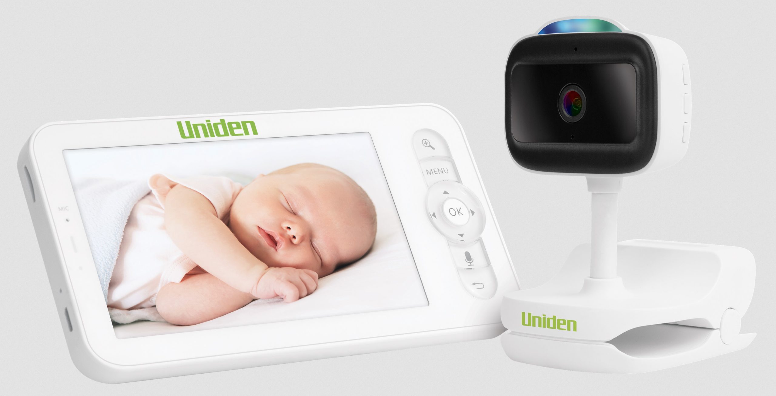 Uniden BW6101R 2K baby monitor with 5” screen