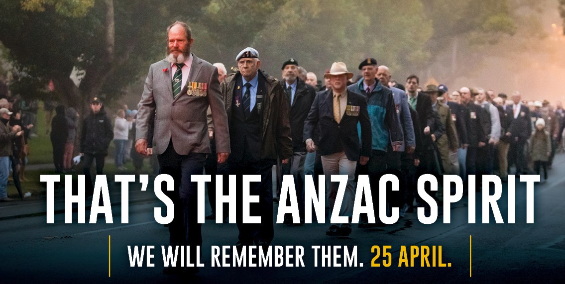 Anzac Day 2023, Tuesday, 25 April – Lest we forget