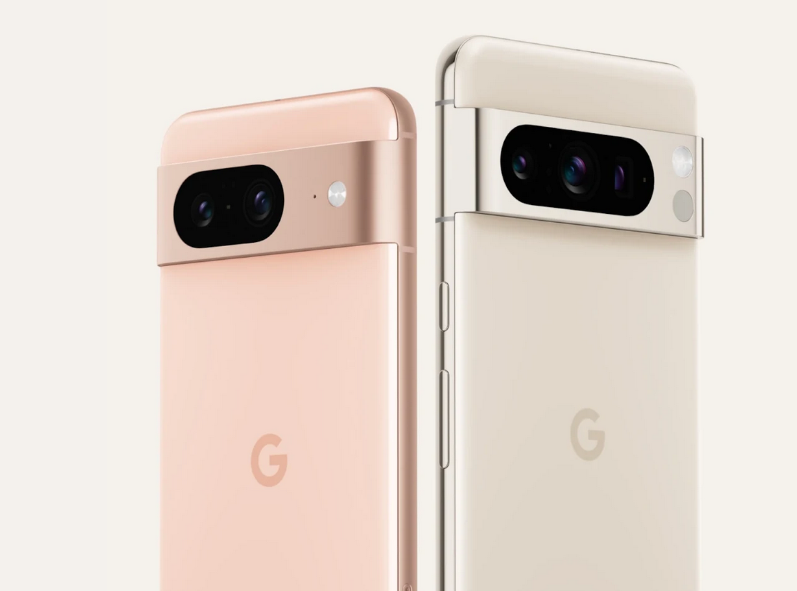 Google Pixel 8 and Pro – Made by Google. Brains by Google.