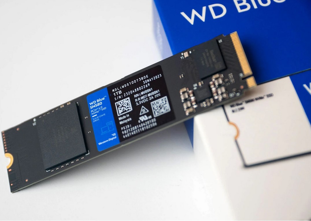 WD Blue SN580 PCIe 4.0 M.2 2280 SSD (Western Digital storage review)