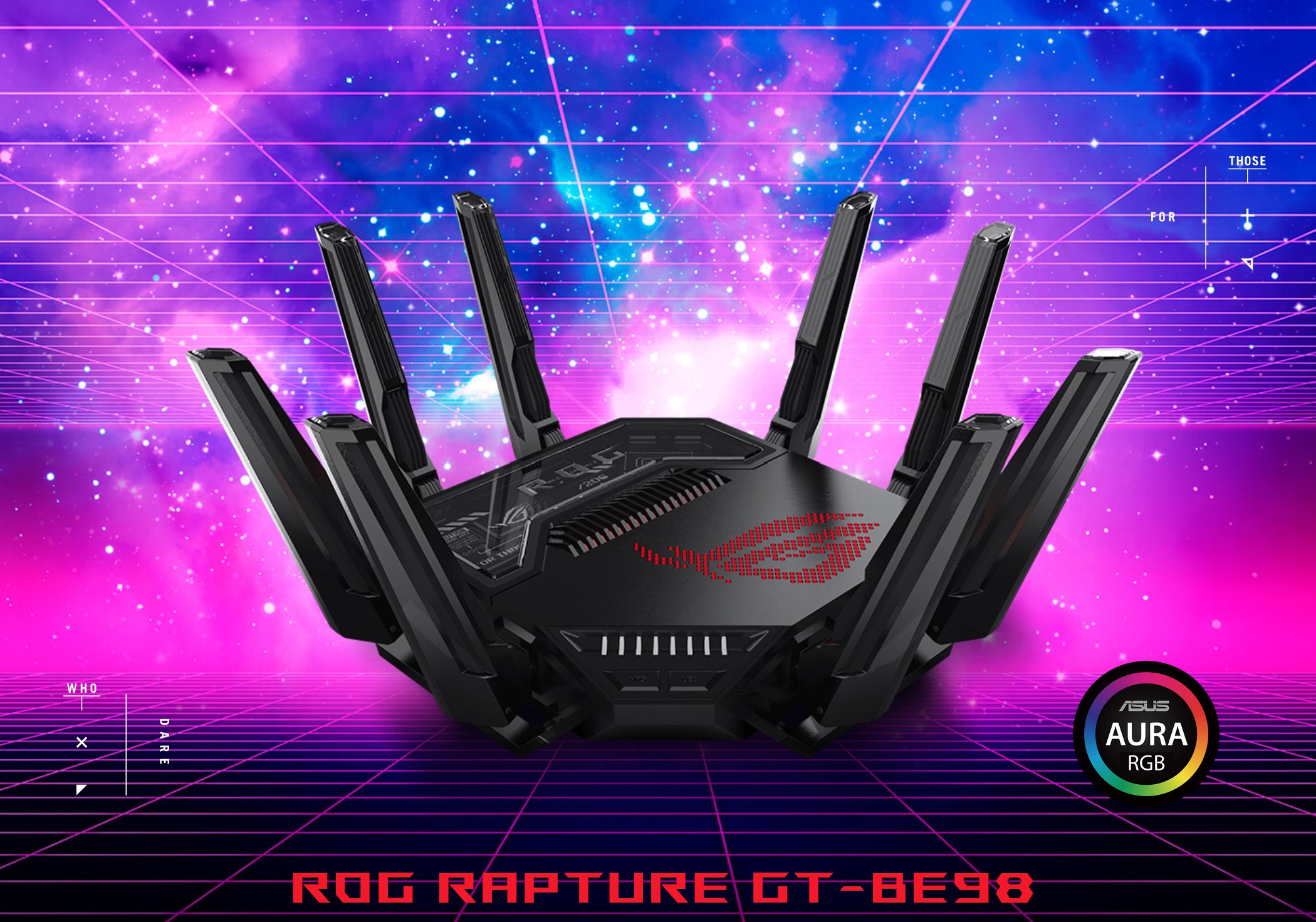 ASUS ROG Rapture GT-BE98 Wi-Fi 7 quad-band router with gaming at its heart ...