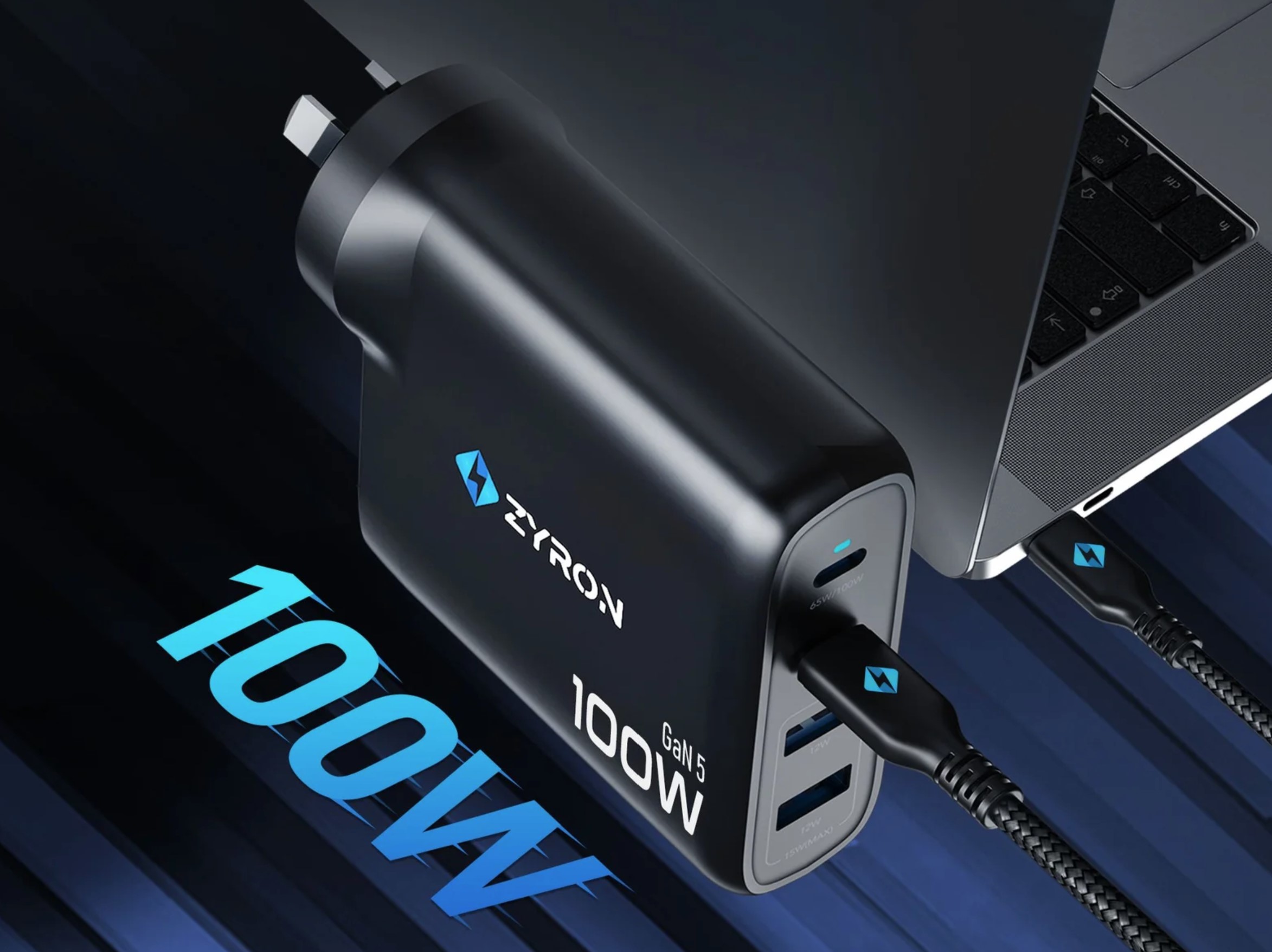 Zyron Powaforce 100W GaN 5 charger – new tech charging