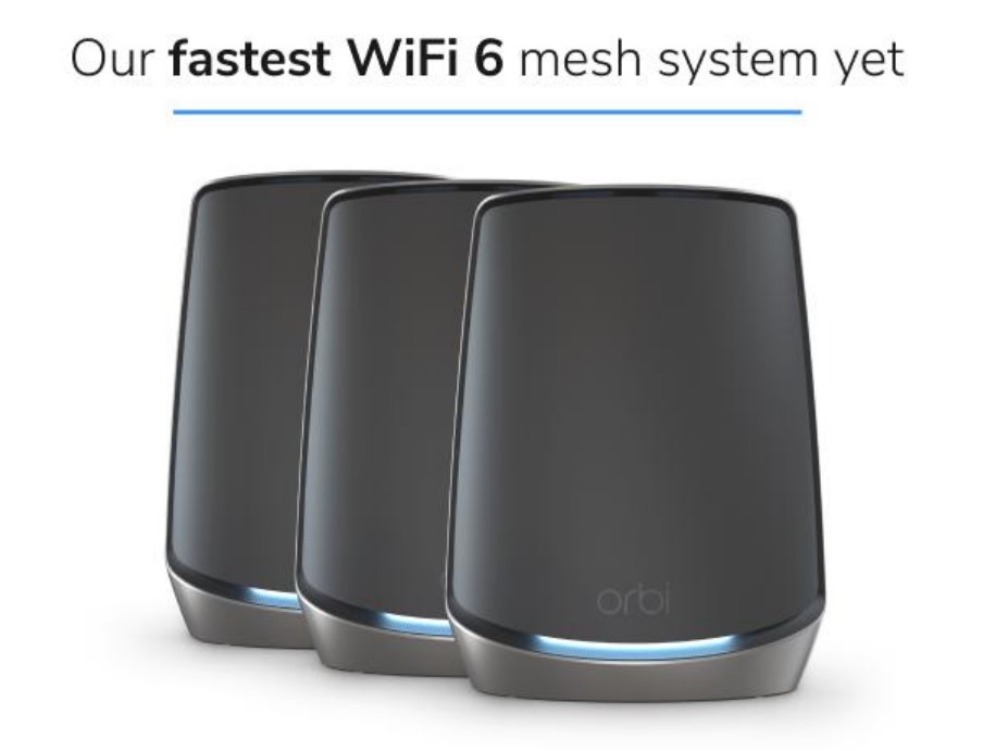 Netgear Orbi 860 Tri-band, Wi-Fi 6 AX6000, Mesh router Netgear Orbi 860 Tri-band, Wi-Fi 6 AX6000, Mesh router