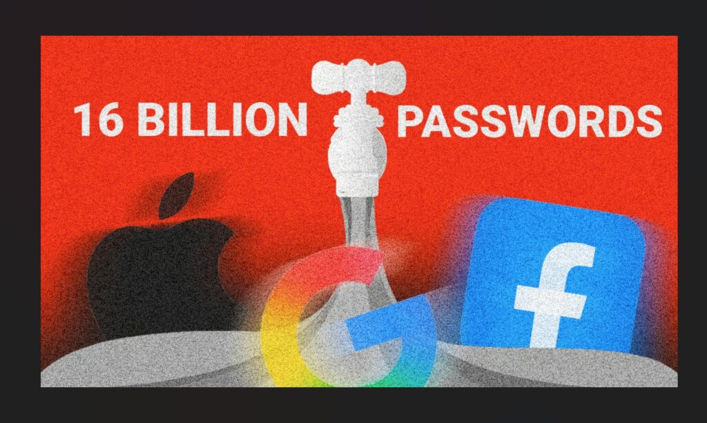 16 billion passwords stolen. Q: Are you at risk? A: No more than yesterday