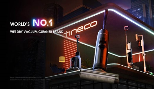 Tineco Named Global Leader in Floor Cleaning Innovation