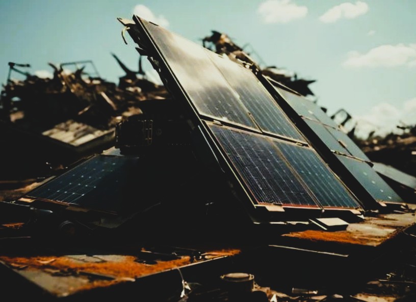 Old solar panels create a waste tsunami