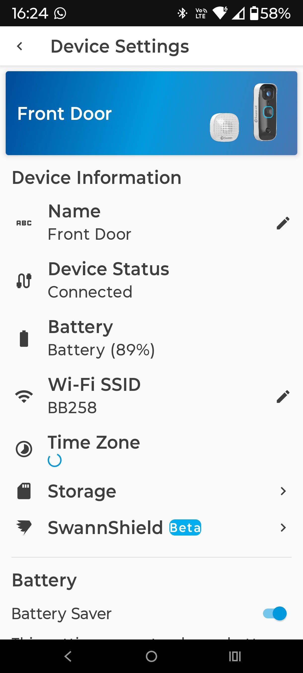 SwannBuddy4K video doorbell