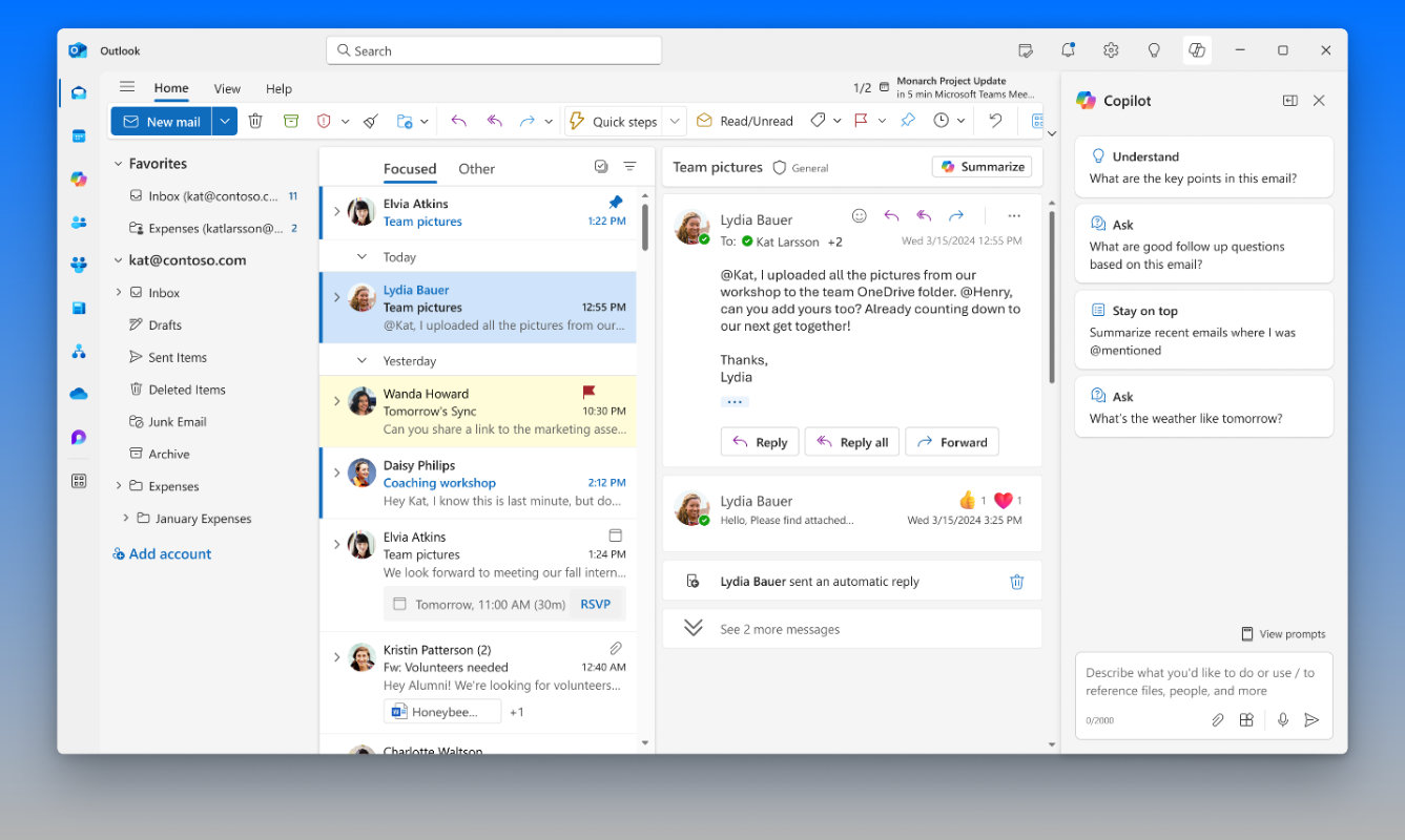 New Outlook versus Classic Outlook